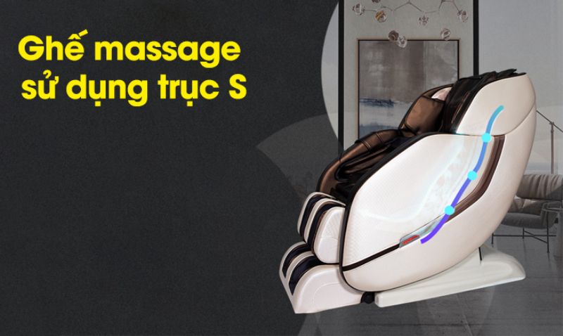 Ghế massage trục massage chữ S và chữ L nên chọn loại nào
