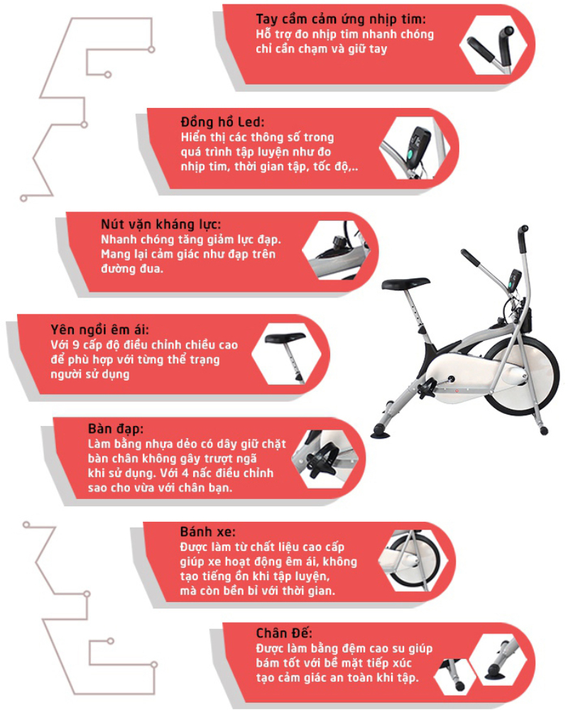 Lắp xe đạp tập trong nhà cần lưu ý điều gì