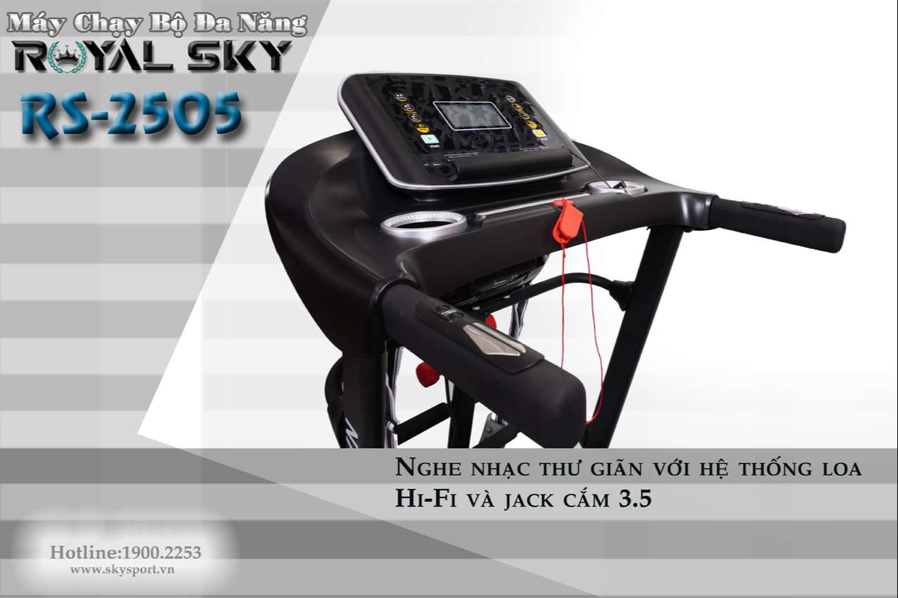Máy chạy bộ đa năng ROYAL SKY RS2505