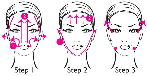 Các bước massage đẹp da