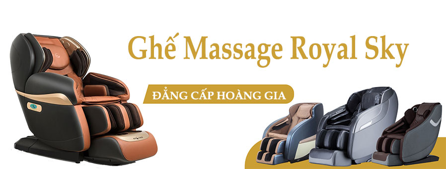 Ghế Massage Toàn Thân【ROYAL SKY】Ghế Mát Xa Giá Rẻ Trả Góp 0%