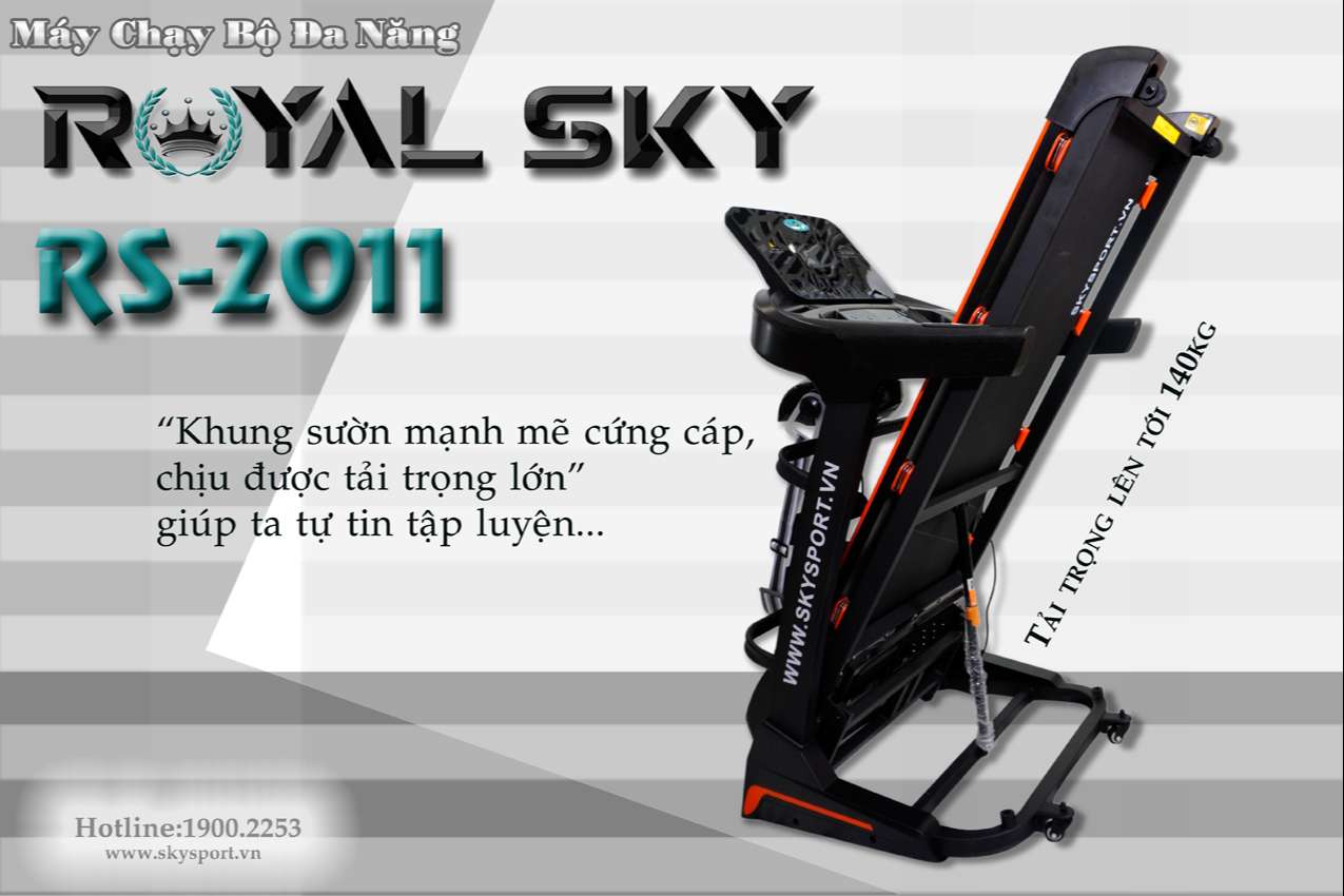 Máy Chạy Bộ Điện Đa Năng Royal Sky Rs-2011