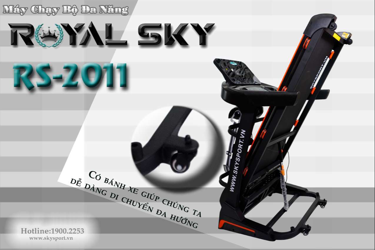 máy chạy bộ đa năng Royal Sky RS-2011