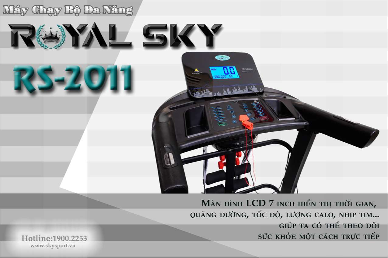 máy chạy bộ đa năng Royal Sky RS-2011