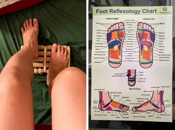 Xoa dịu cơn đau mỏi ở chân