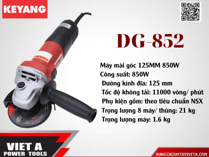 Máy mài góc VAC sở hữu nhiều ưu điểm nổi trội