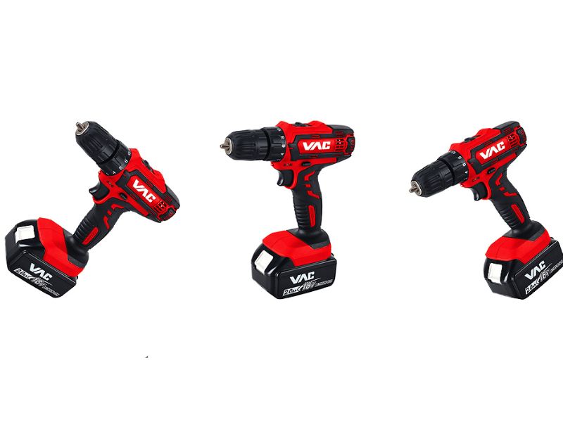 Máy khoan pin VAC 18V sở hữu công suất mạnh mẽ
