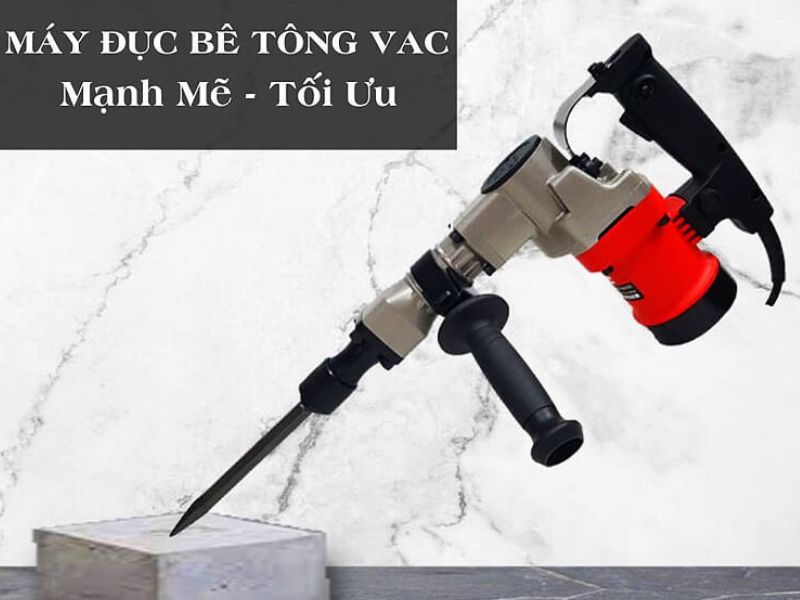 Lực đập ở máy đục bê tông là thông số quan trọng