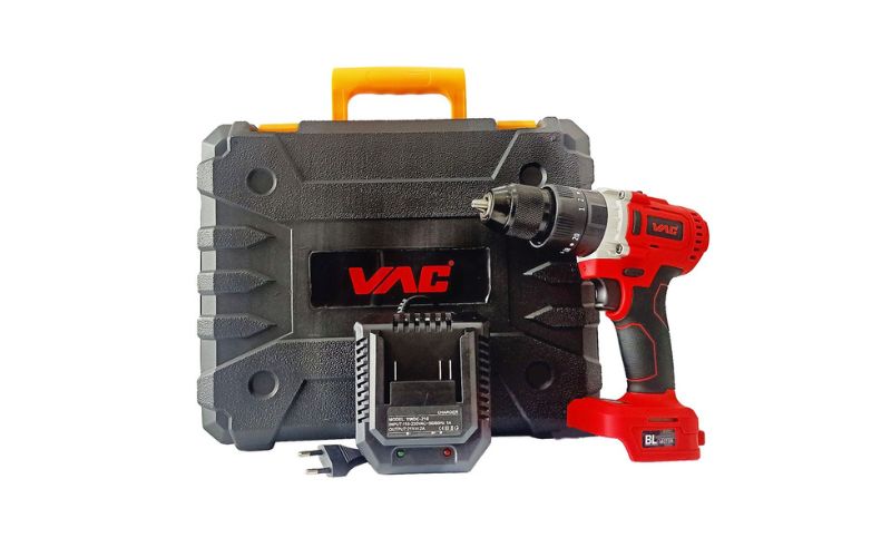 Đầu khoan của máy khoan pin có thể thay đổi kích thước linh hoạt.
