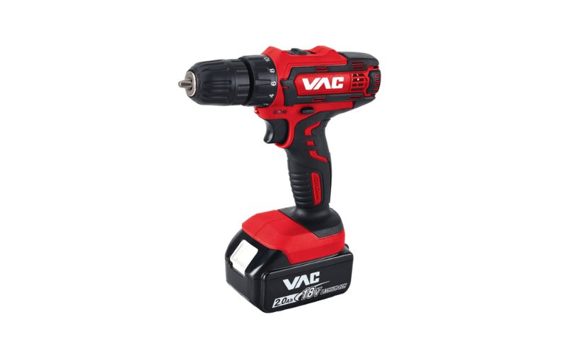 Máy khoan pin nhỏ có công suất mạnh mẽ, đủ để khoan vào các vật liệu cứng.
