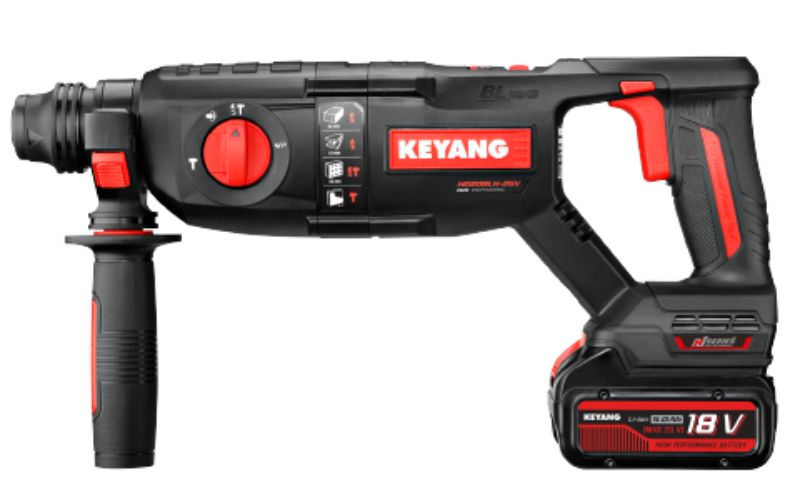 Cần trợ lực của máy khoan 3 chức năng pin 20V-HD20BLH-26V điều khiển máy dễ dàng hơn