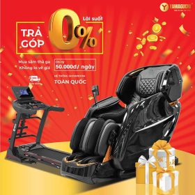 Mua ghế massage trả góp chính hãng lãi suất 0%