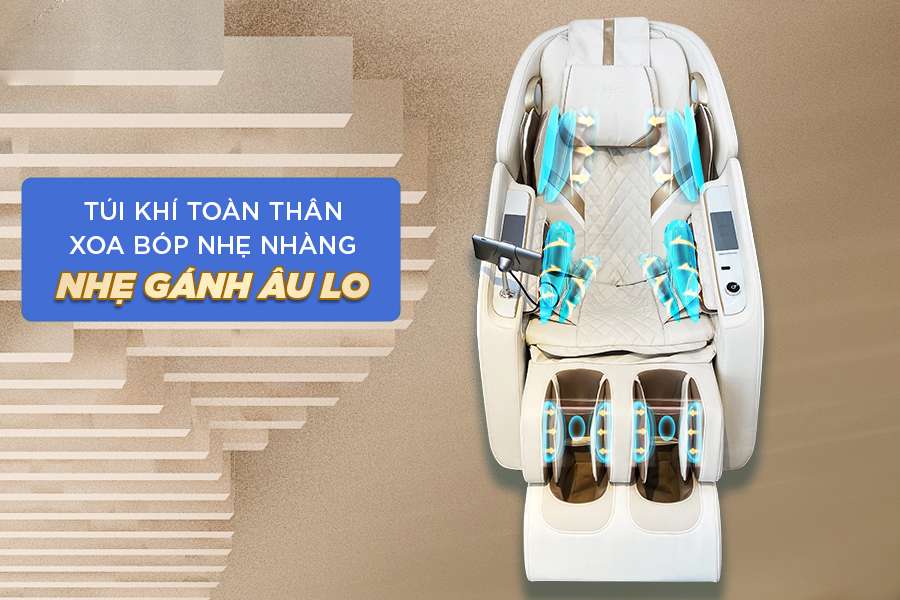 Các chức năng thường thấy trên ghế massage