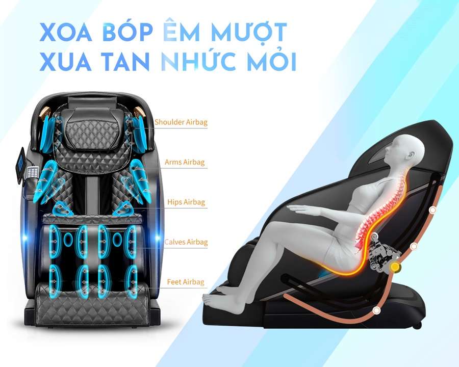 Địa điểm chọn mua ghế massage ở Kon Tum chất lượng