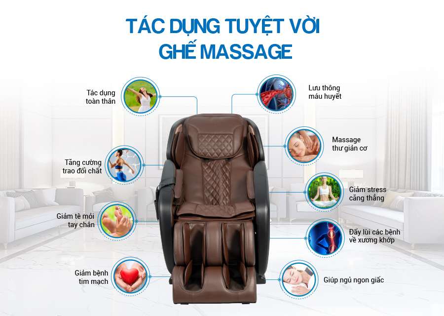 Địa chỉ mua ghế massage ở Vĩnh Phúc đáng tin cậy