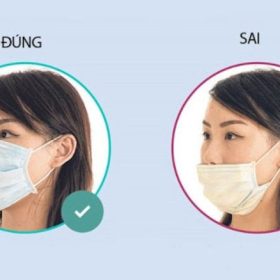 Hướng dẫn đeo khẩu trang y tế đúng cách