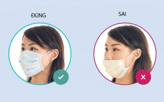 Hướng dẫn đeo khẩu trang y tế đúng cách