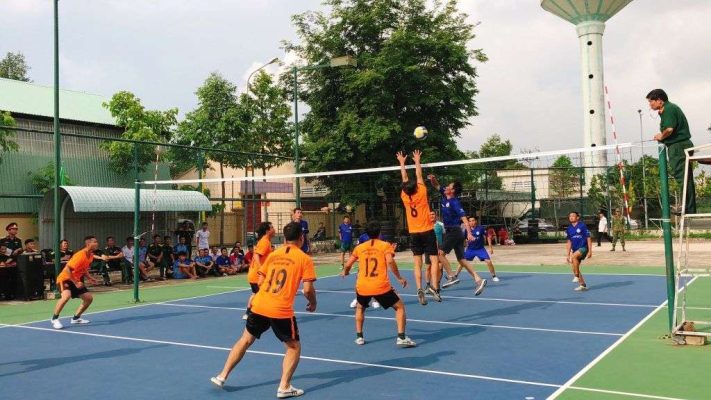 Kích thước sân bóng chuyền và một vài thông số khác