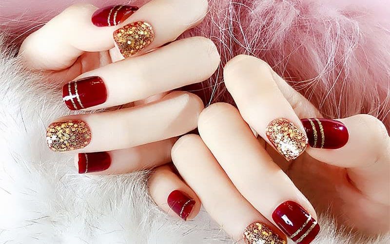 Top mẫu nail đẹp ngày Tết – Mẫu móng đơn giản, xinh xắn đón Tết