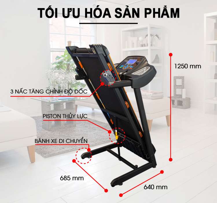 Mua máy chạy bộ ở Phú Yên