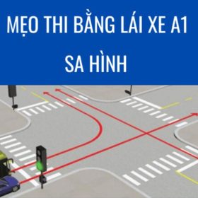 Bỏ túi mẹo thi bằng lái xe A1 phần sa hình