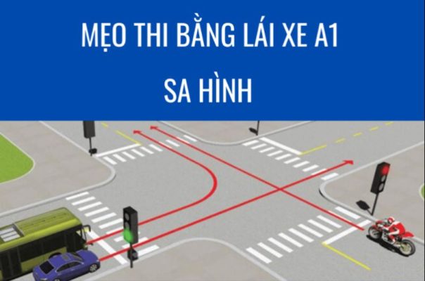 Bỏ túi mẹo thi bằng lái xe A1 phần sa hình