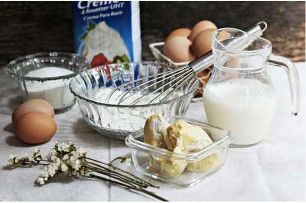 Nguyên liệu làm kem tươi bằng máy siêu ngon