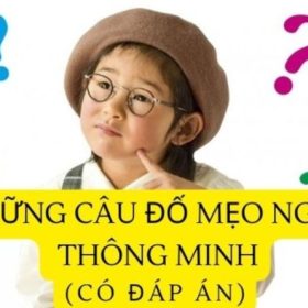 Những câu đố mẹo ngắn hay và thú vị