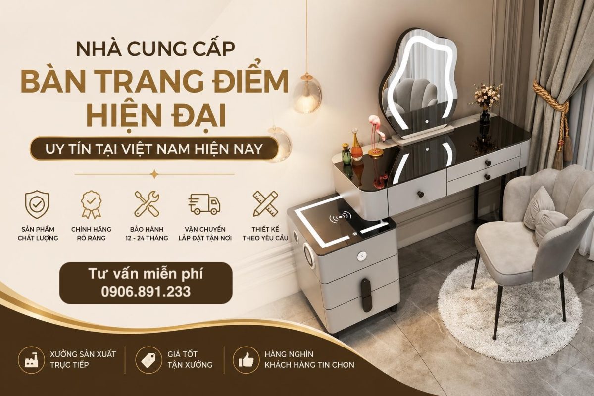 Nhà cung cấp bàn trang điểm hiện đại