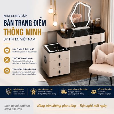 Nhà cung cấp bàn trang điểm thông minh uy tín tại Việt Nam