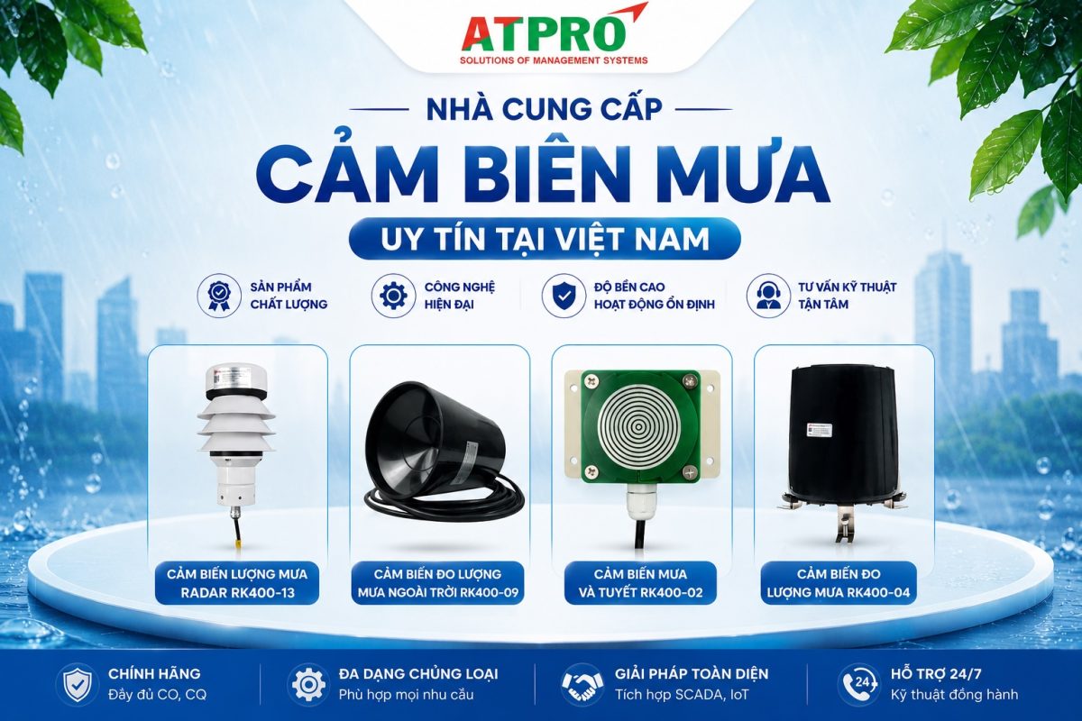Nhà cung cấp cảm biến mưa uy tín tại Việt Nam