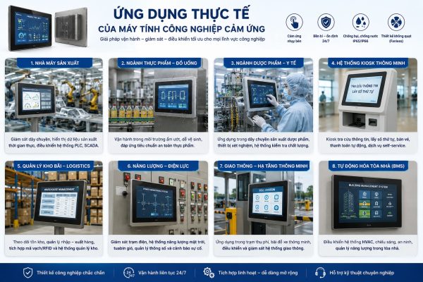 Nhà cung cấp máy tính công nghiệp cảm ứng uy tín tại Việt Nam