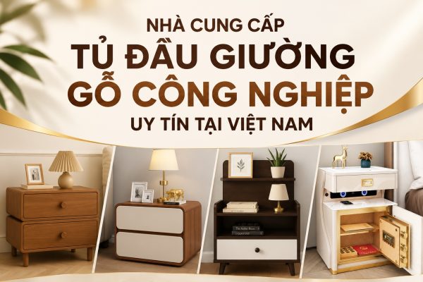 Nhà cung cấp Tủ đầu giường gỗ công nghiệp uy tín tại Việt Nam