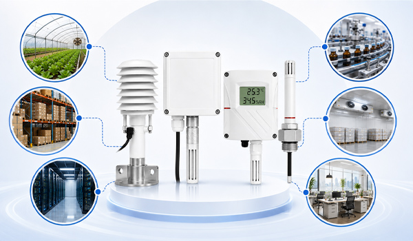 Cảm biến nhiệt độ độ ẩm được sử dụng trong nhiều ngành - lĩnh vực