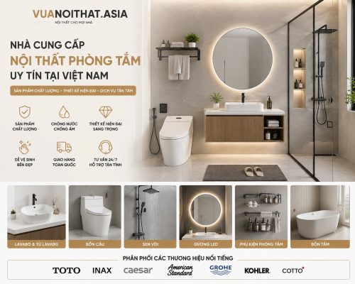 Nhà cung cấp Nội thất phòng tắm uy tín tại Việt Nam
