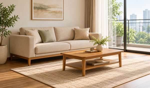 Dựa trên diện tích phòng khách, kiểu sofa, màu sắc nội thất & ngân sách tài chính để lựa chọn