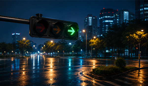 Đèn giao thông mũi tên giúp phân luồng rõ ràng & hạn chế tình trạng phương tiện đi sai hướng