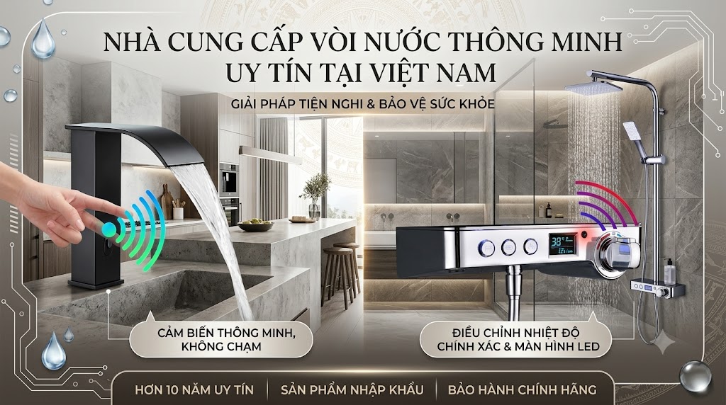 Nhà cung cấp vòi nước thông minh uy tín tại Việt Nam
