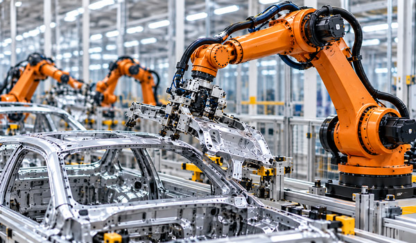 Cánh tay robot có khả năng thực hiện thao tác linh hoạt với độ chính xác cao