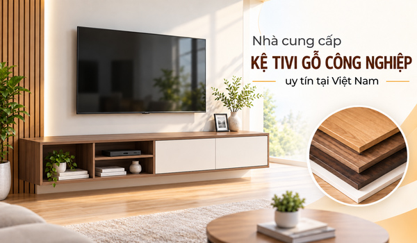 Nhà cung cấp kệ tivi gỗ công nghiệp uy tín tại Việt Nam