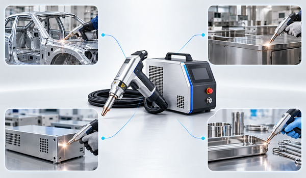 Máy hàn laser được sử dụng trong nhiều lĩnh vực công nghiệp