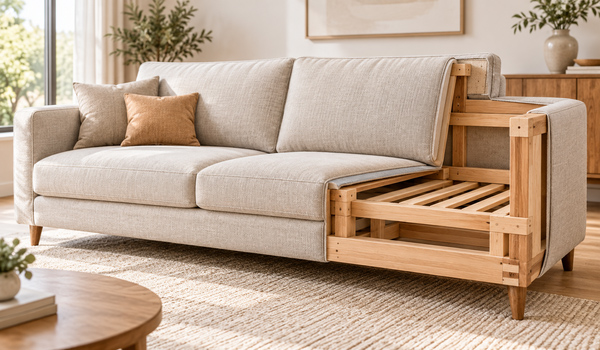 Khung là bộ phận quyết định độ ổn định & khả năng chịu lực của sofa