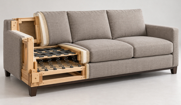 Sofa có kết cấu chắc chắn, đảm bảo tuổi thọ lâu dài