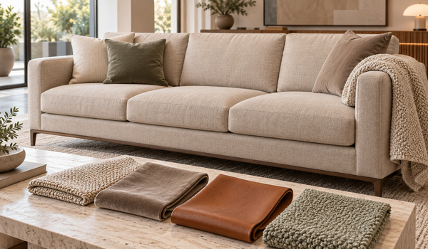 Chọn chất liệu bọc ghế sofa văng phù hợp với nhu cầu sử dụng