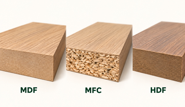 Các loại cốt gỗ MDF, MFC & HDF có đặc điểm & mức giá khác nhau