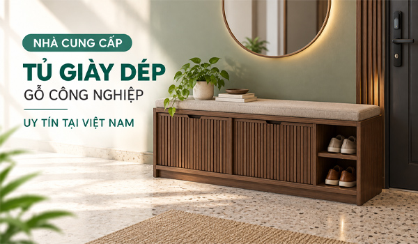 Nhà cung cấp tủ giày dép gỗ công nghiệp uy tín tại Việt Nam